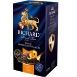 Richard чай черный Royal Orange & Cinnamon, 25 пакетиков